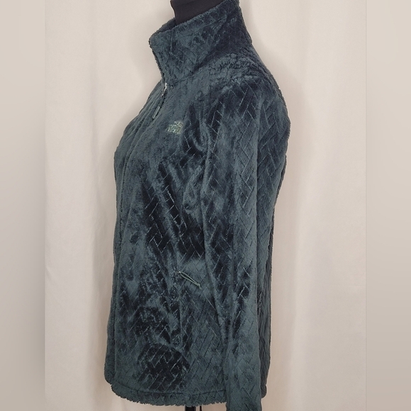 The North Face Women's Emerald Green High-Piled Fleece Zip Jacket - Size S - Picture 2 of 14